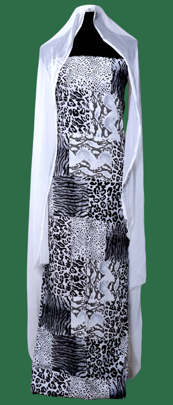 আনস্টিচড সামু সিল্ক থ্রি পি - Image 2