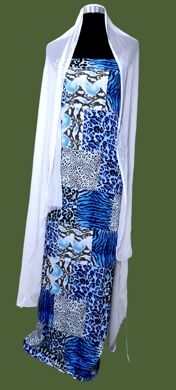 আনস্টিচড সামু সিল্ক থ্রি পি - Image 3